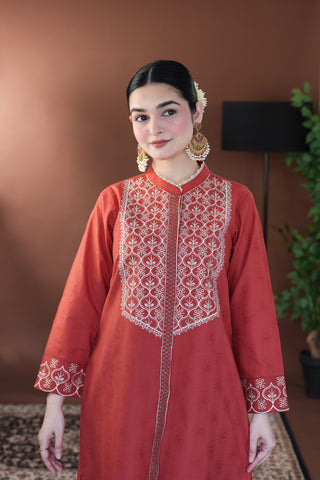 Qamar-2 pc Stitched