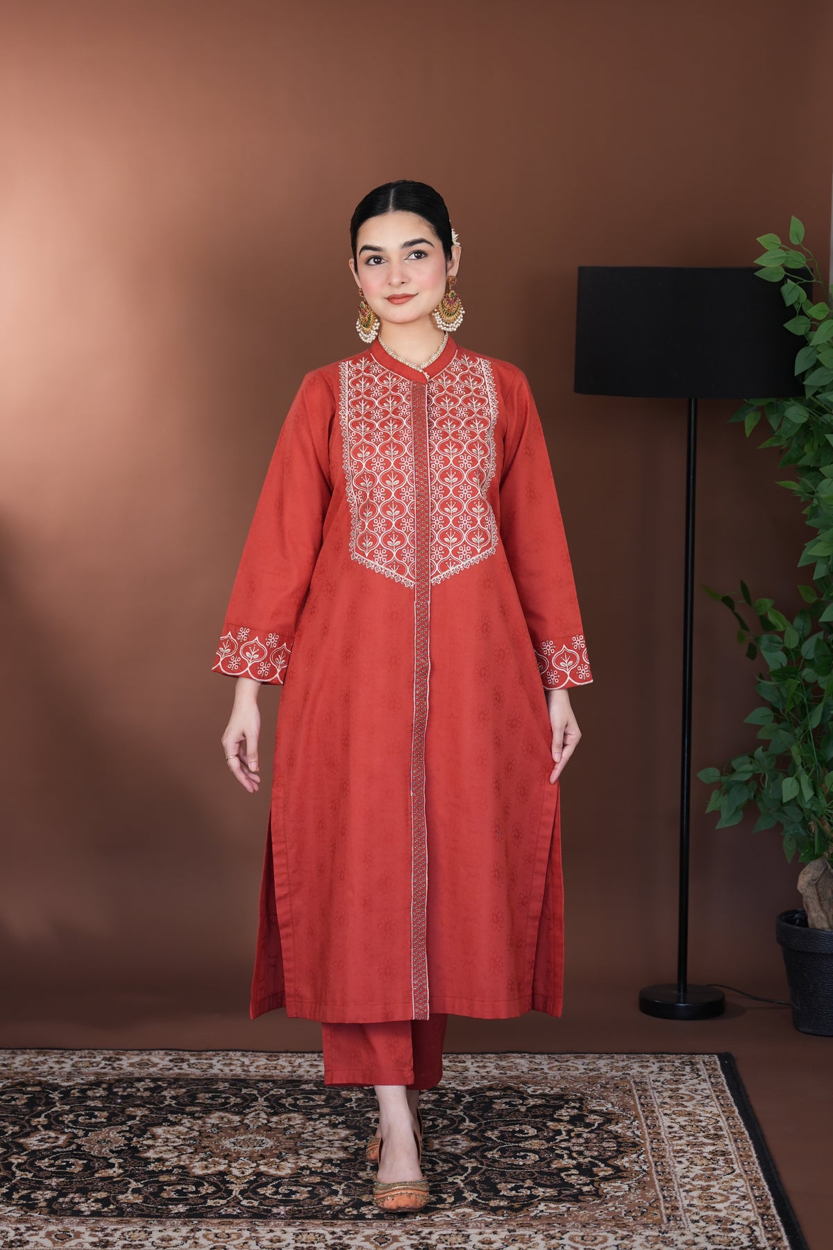 Qamar-2 pc Stitched