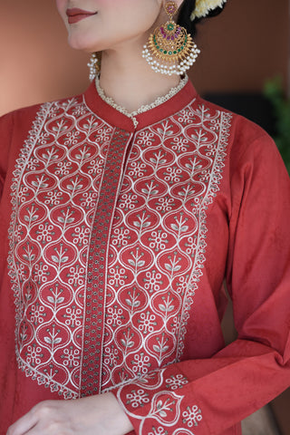 Qamar-2 pc Stitched